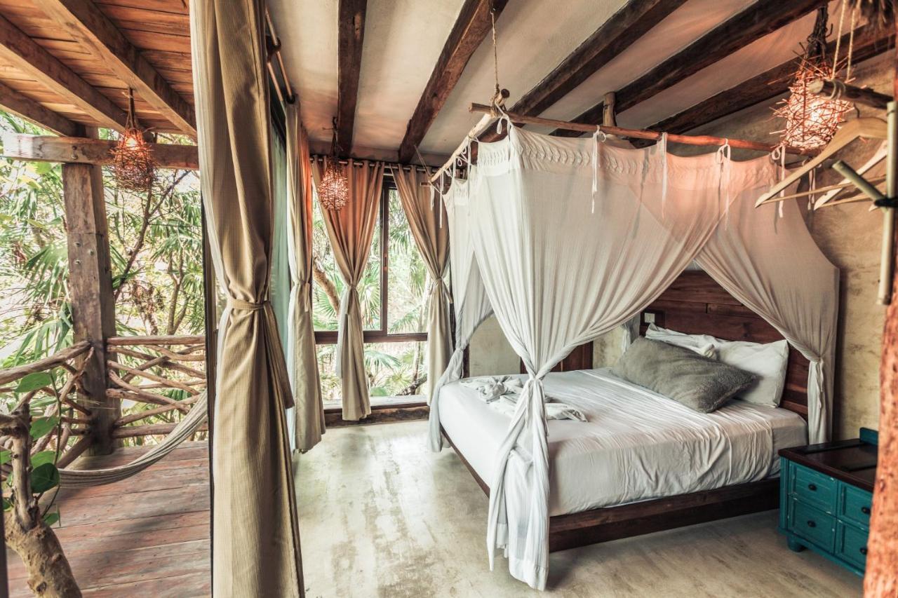 Hidden Treehouse Tulum Eco-Hotel Exterior foto